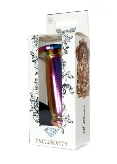 Анальна пробка - Jewellery Multicolour Penis Plug Clear M | Зображення 6
