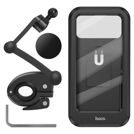 Вело- Мото- тримач Hoco CA101 Rider waterproof Black | Зображення 6