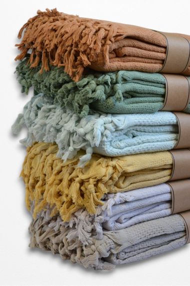 Покривало Saheser  Zick - Zack 220 х 240 см.  Kahve | Зображення 3