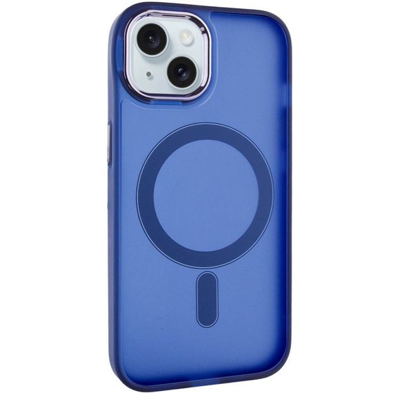 Чехол TPU+PC Lily with MagSafe для Apple iPhone 14 (6.1") Deep Navy