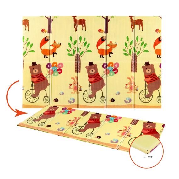 Детский складной коврик NILS FUN MD05 FOREST 190x150 см | Зображення 4