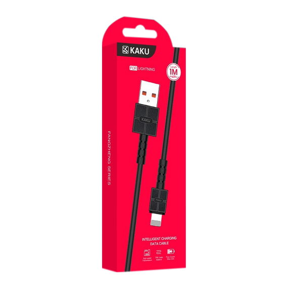 USB кабель Kaku KSC-293 USB - Lightning 1m - Black | Зображення 4