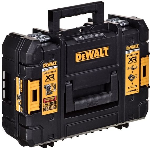 Перфоратор акумуляторний безщітковий DeWALT SDS-Plus з АКБ та ЗП DCH273P2T | Зображення 1