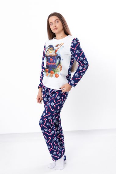 Піжама жіноча "Family look" Носи своє 50 Синій (p-7568-179513) | Зображення 2