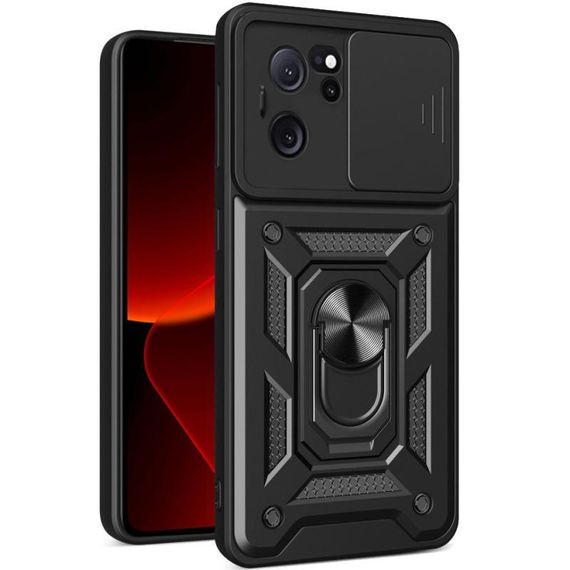 Чехол Ummi Camshield Serge Ring для Xiaomi 13T / 13T Pro Черный | Зображення 1
