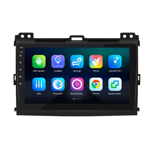 Штатная магнитола Lesko для Toyota Land Cruiser Prado 120 Series Рестайлинг 2007-2009 9" 4/64 4G+CarPlay GPS | Зображення 2