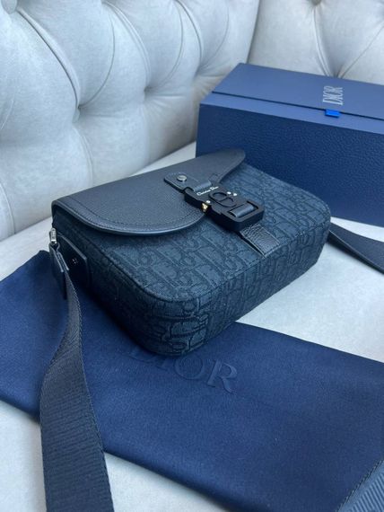 Месенджер Dior Saddle Gray сiра c858 | Зображення 7