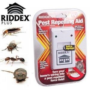 Электронный ультразвуковой отпугиватель насекомых и грызунов Riddex Pest Repelling Aid для улицы природы | Зображення 6