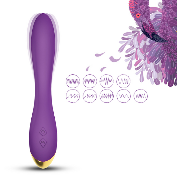 Вибромассажер для точки G Boys of Toys - Flamingo Purple, BS5200008-1 Sex Aura | Зображення 1