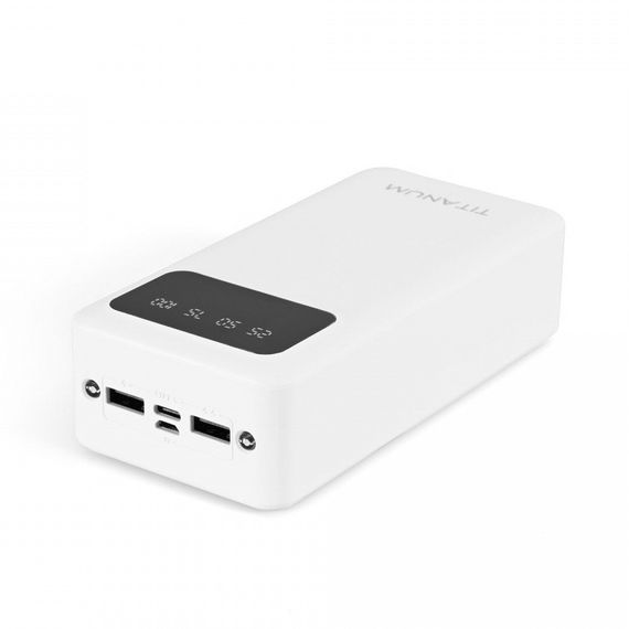 Повербанк 30000mAh TITANUM OL03 White с фонариком (TPB-OL03-W) | Зображення 3