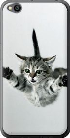 Чехол на Xiaomi Redmi Go Летящий котёнок "2322u-1667-17620"