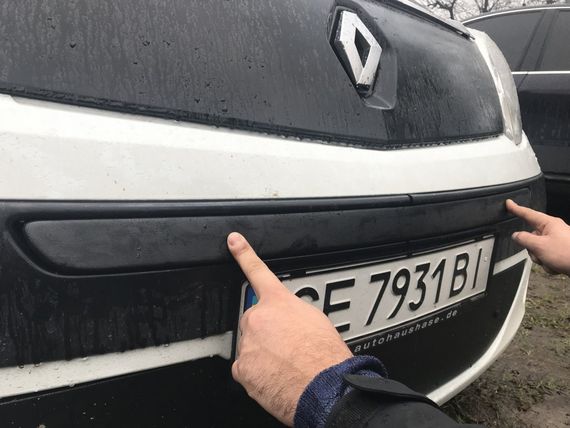 Зимняя верхняя решетка (2008-2013) Матовая для Renault Kangoo | Зображення 1