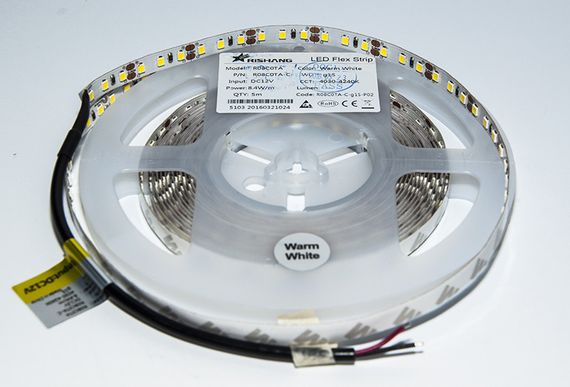 Світлодіодна стрічка холодно-біла 2835-120-IP33-CWd-8-12 R08C0TA-C-DW RISHANG PREMIUM | Зображення 6