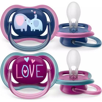 Пустышка Philips AVENT Ultra Air, 18+ міс., 2шт (SCF349/22) | Зображення 1