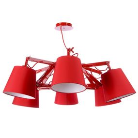 Люстра подвесная паук E27 40W Red (BL-132S/6)