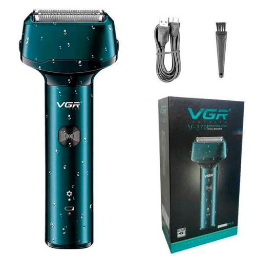 Электробритва VGR V-370 шейвер, тройное лезвие, IPX5, индикатор заряда
