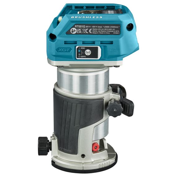 Фрезер акумуляторний Makita RT001GM210 (6/8 мм, 10000-31000 хв-1, BL, XGT) | Зображення 3