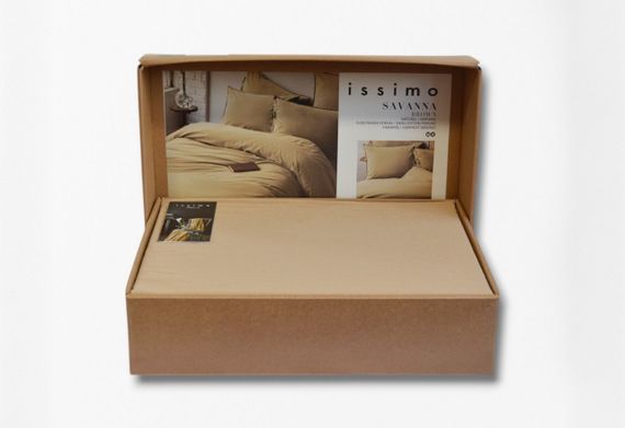 Постільна білизна Issimo Savanna Poplin 200 х 220 см Brown | Зображення 5