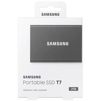 Накопитель SSD USB 3.2 2TB T7 Samsung (MU-PC2T0T/WW) (MU-PC2T0T/WW) | Зображення 7