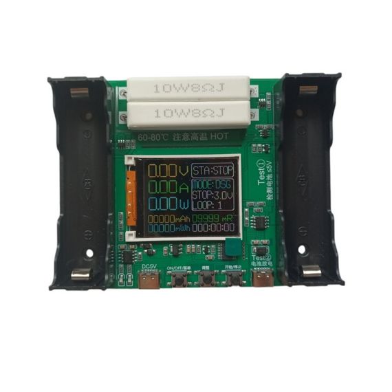 Тестер измеритель емкости мощности аккумуляторов 18650 XH-M239 li-ion с USB Type-C цифровой