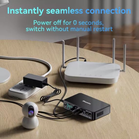 Skazeke D2P — Міні ДБЖ (UPS) 18000mAh (5-24V) для роутерів, камер, модемів та ін. обладнання | Зображення 4