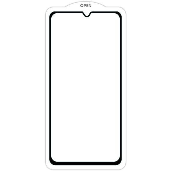 Захисне скло SKLO 5D (тех.пак) для Samsung Galaxy A05s Чорний / Біла підкладка