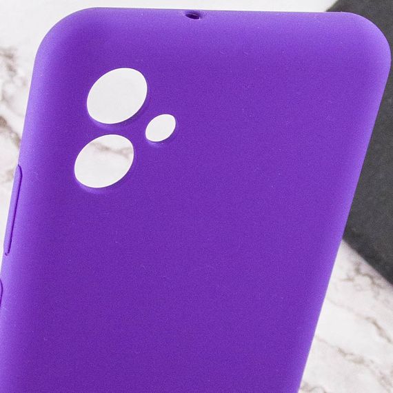 Чохол Silicone Cover Lakshmi Full Camera (AAA) для Samsung Galaxy A04e Фіолетовий / Amethyst | Зображення 5