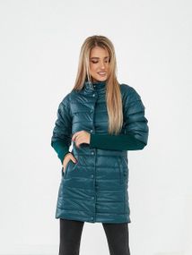 Довга куртка з відстібним рукавом, арт.205/2, пляшка