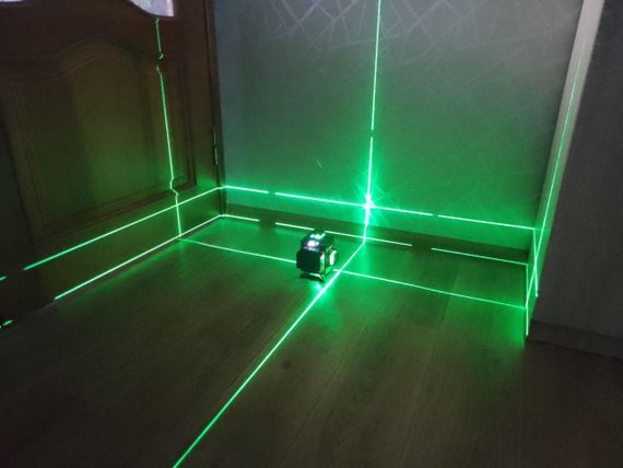 Професійний лазерний рівень "Технопромінь" 4D із зеленими лініями | Зображення 7