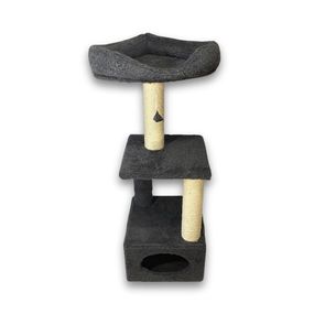 Дряпка Природа Д23 для котів з будиночком 36x36x115 см