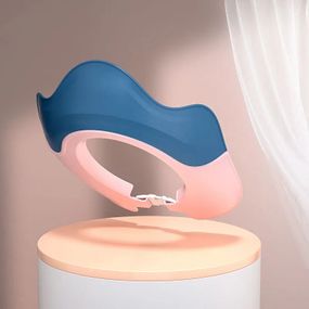 Козырек для мытья головы купания малыша на застежке Синий