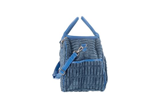 Сумка-переноска для собак та котів Misoko&Co, 41.5 см х 28 см х 23 см, синій | Зображення 2