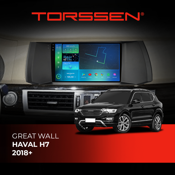 Штатна магнітола Torssen 2K Great Wall Haval H7 2018+ F96128 4G Carplay DSP