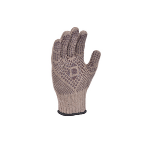 Рукавички 5702 трикотаж з малюнком ПВХ р.10(XL) клас 10 коричневий Універсал D ДКГ