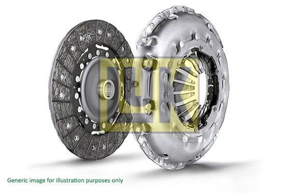 Комплект зчеплення VW T5 T6 2.0TDI 4motion 09-, 100 103kw, d=240mm 624 3517 09 | Зображення 1