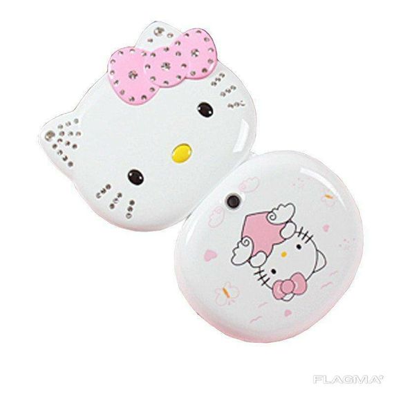 Детский Мини Мобильный Телефон Hello Kitty (Белый) | Зображення 4