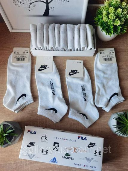 Шкарпетки низькі Nike різні кольори, чоловічі шкарпетки Найк різнокольорові, спортивні шкарпетки | Зображення 4