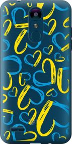 Чехол на LG K8 2018 Сердца UA "5292u-1384-17620"