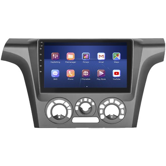 Штатная магнитола Lesko для Mitsubishi Outlander Right wheel 2003-2006 экран 9" 4/32Gb 4G Wi-Fi GPS Top | Зображення 1
