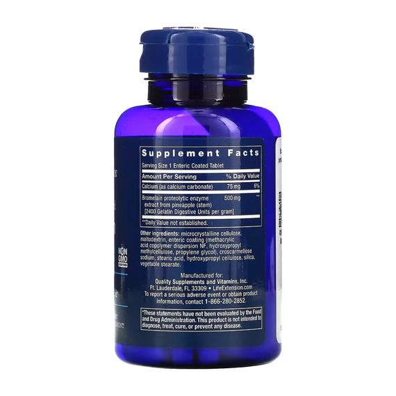 Specially-Coated Bromelain	500 mg - 60 tabs | Зображення 1