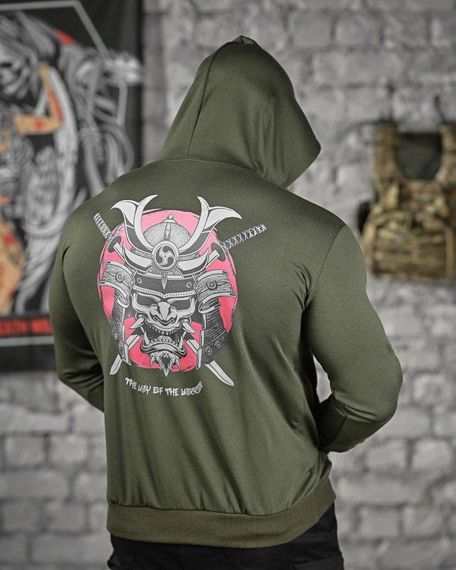 Худі warrior олива ДЛ6437