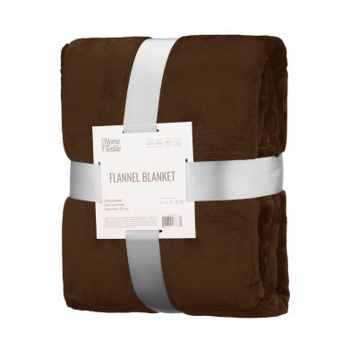 Плед Ardesto Flannel 200х220см, 100% полиэстер, коричневый (ART0218SB)