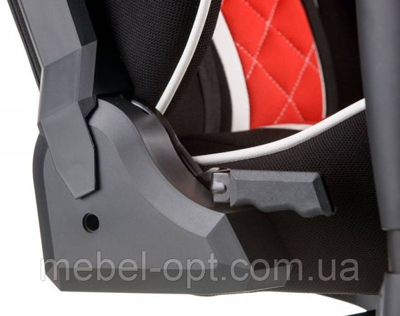 Геймерське крісло ЕxtrеmеRacе black-red без підніжки, поперековим валиком, підголівником | Зображення 6