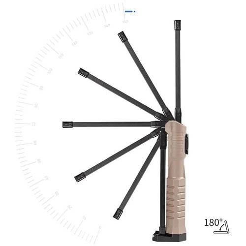 Світлодіодний ліхтар Power Bank кемпінг WL-08 XPE+COB, червоний+білий+жовтий, ZC-367 магніт, гачок