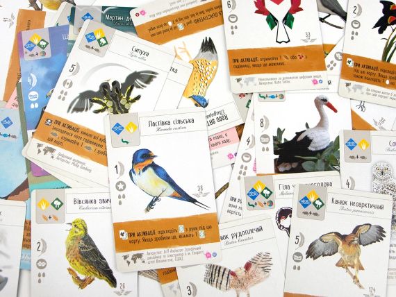 Настільна гра Крила. Фан Арт Пак (Wingspan: Fan Art Pack) | Зображення 6