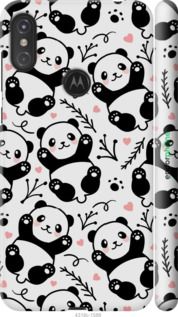 Чохол на Motorola One Power Панди "4318m-1588-2448"