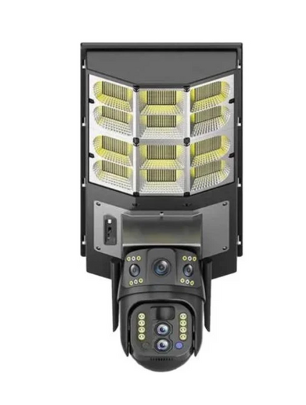 Уличная PTZ камера видеонаблюдения с LED-лампой и солнечной панелью SPM-XA01 | Зображення 1