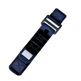 Ремінець для годинника Nylon Pro Blue 22 мм