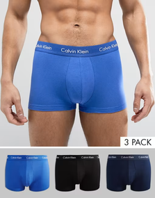 Набір чоловічих трусів боксерів Calvin Klein men boxer 3 шт в наборі М