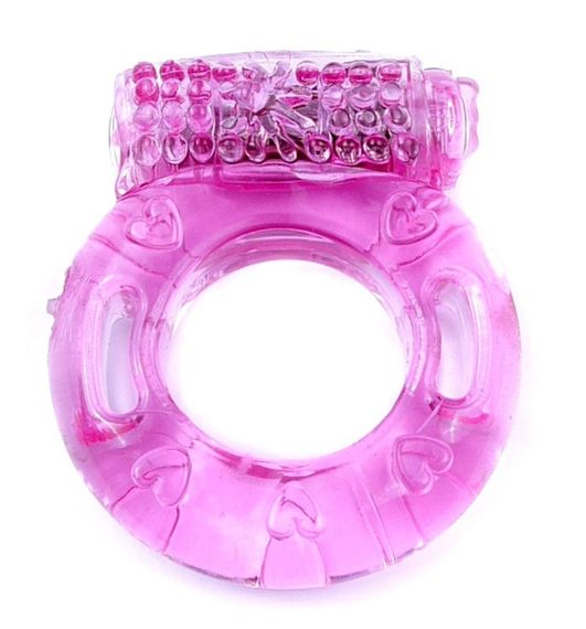 Ерекційне вібро кільце BOSS Vibrating Cock Ring Pink, BS6700038 Sex Aura